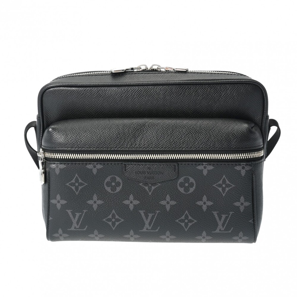 LOUIS VUITTON Taiga Taigarama Outdoor Messenger Bag Noir Black Monogram Canvas